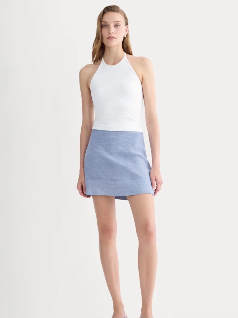 NWT Everlane The Mini Skirt in Stretch
Linen